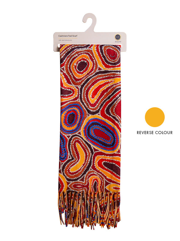 Aboriginal Dry Waterholes Scarf