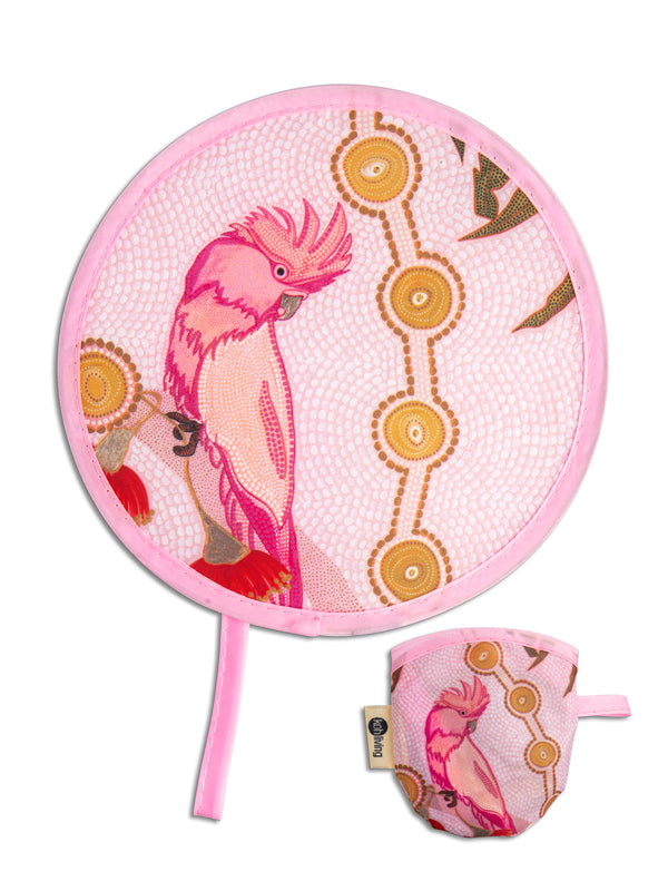 Aboriginal Spirit Being Twist Foldable Fan