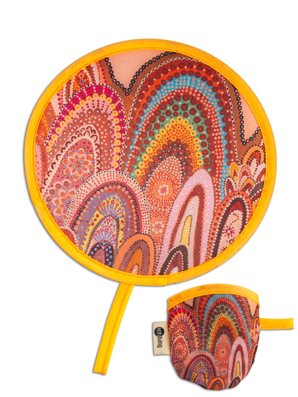 Aboriginal Home Twist Foldable Fan