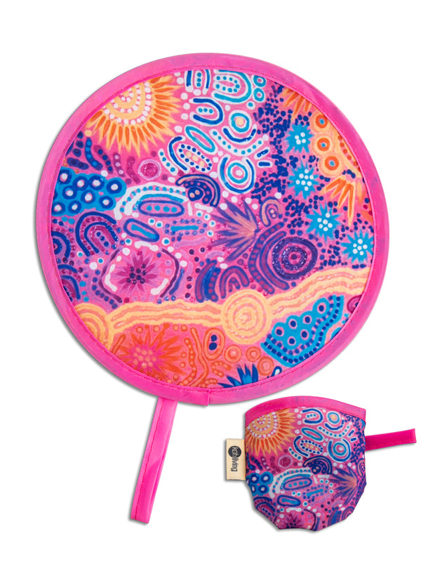 Aboriginal Women’s Love Story Twist Foldable Fan