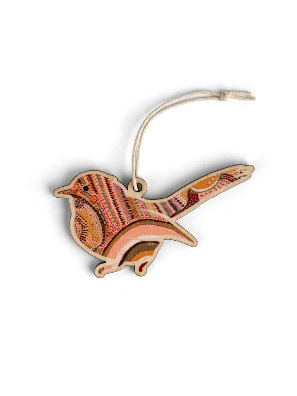 Aboriginal Christmas Blue Wren Decoration Journeys In The Sun