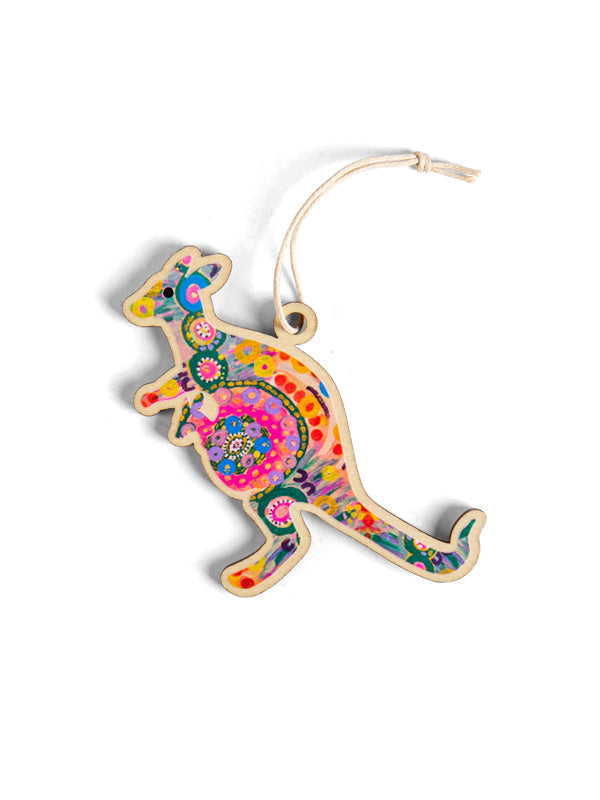 Aboriginal Christmas Kangaroo Decoration Euphoric