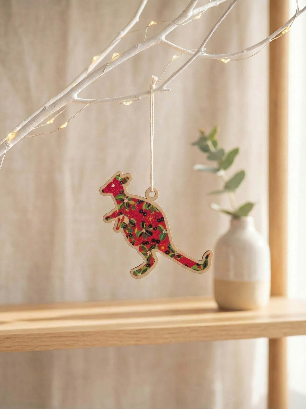 Aboriginal Christmas Kangaroo Decoration Seeds of Celebration