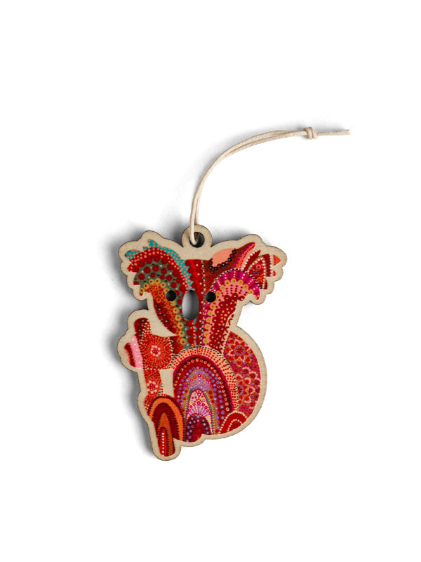 Aboriginal Christmas Koala Decoration Home