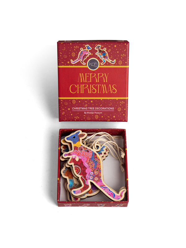 Aboriginal Mixed 4Pack Christmas Animal 2026