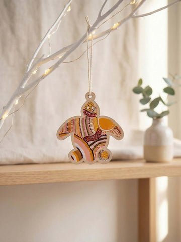 Aboriginal Christmas Turtle Decoration Journeys In The Sun