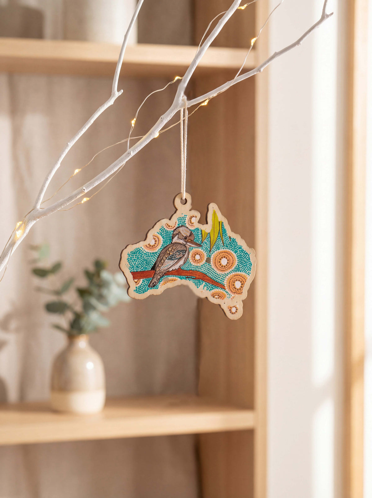 Aboriginal Christmas Australia Decoration Kookaburra