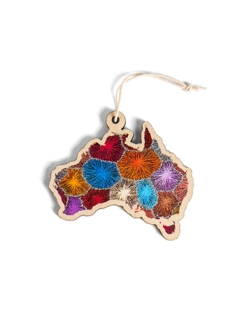 Aboriginal Christmas Australia Decoration Bush Flower