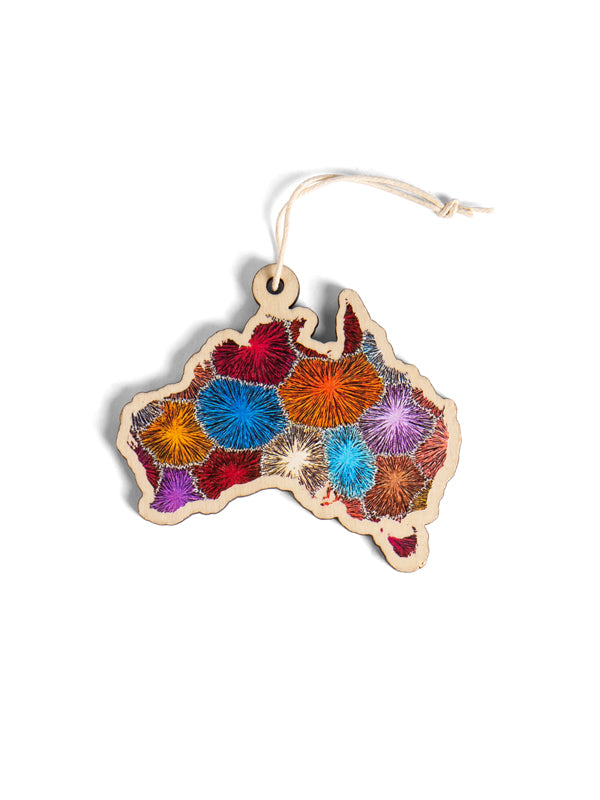 Aboriginal Christmas Australia Decoration Bush Flower