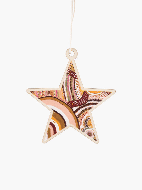 Aboriginal Christmas Star Decoration Journeys In The Sun