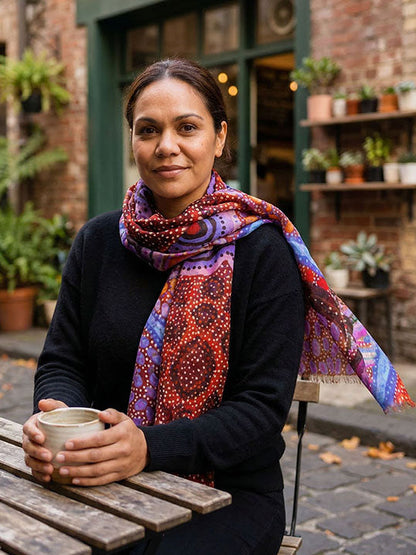 Aboriginal Our Country Rectangle Scarf