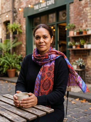 Aboriginal Our Country Rectangle Scarf