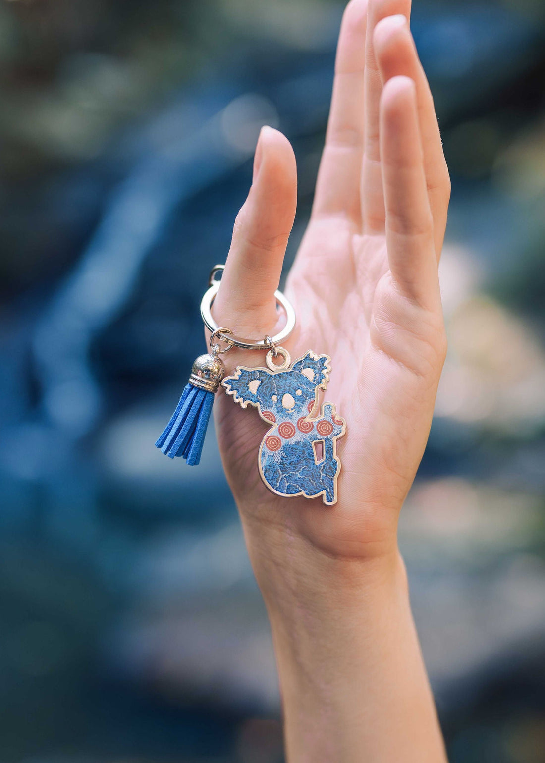 Aboriginal Seven Sisters Koala Keyring