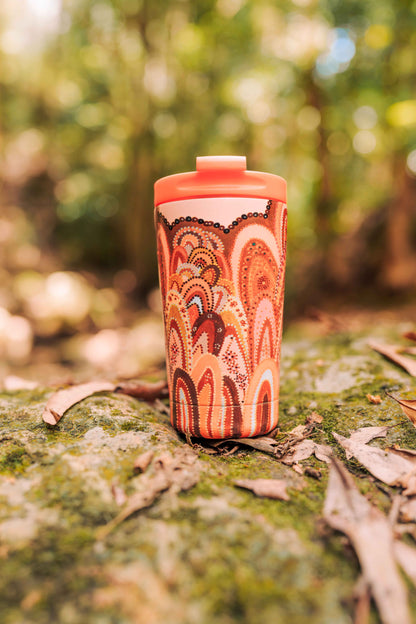 Aboriginal Home 350ml Stainless Steel Travel Mug