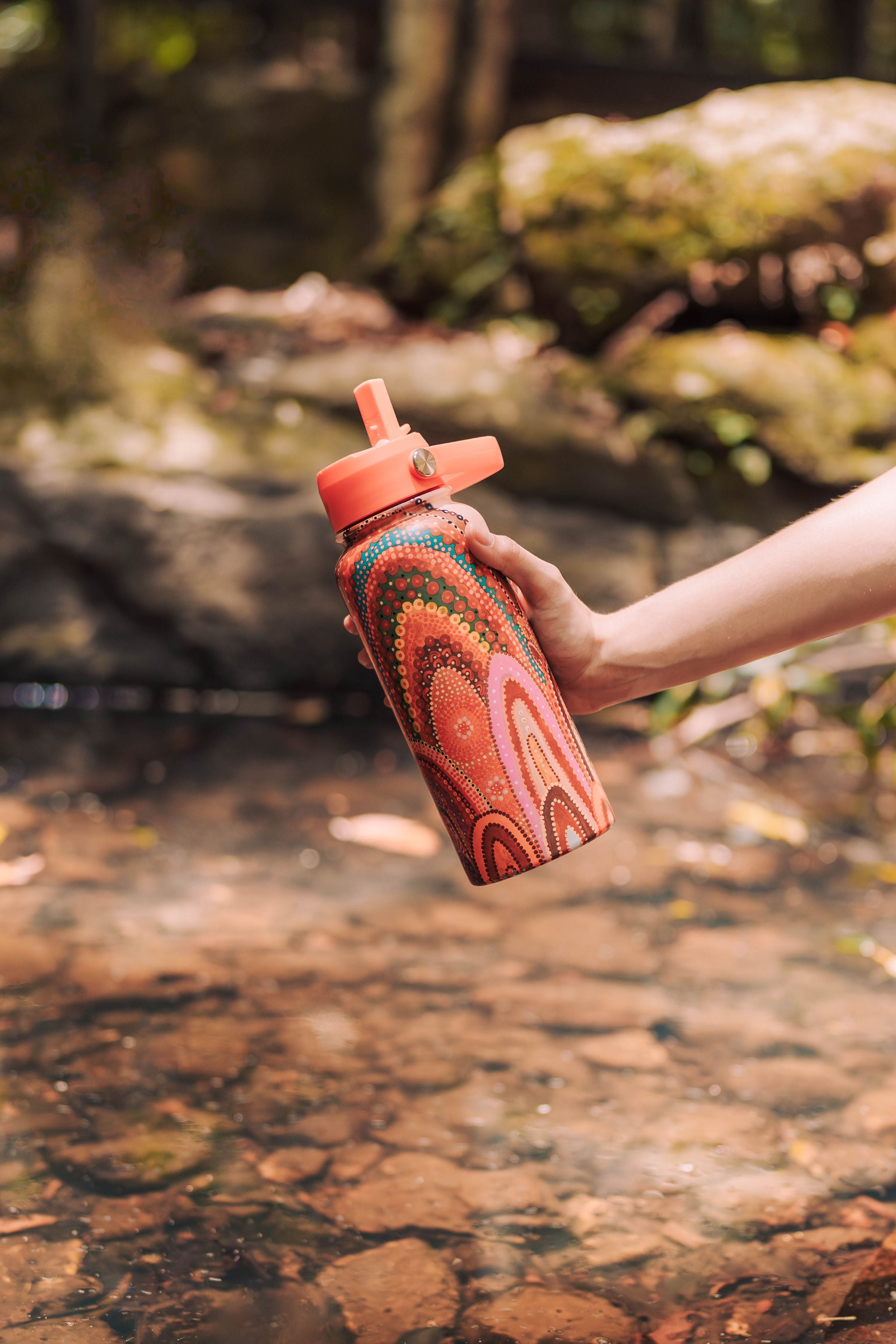 Aboriginal Home 1L Stainless Steel Water Bottle