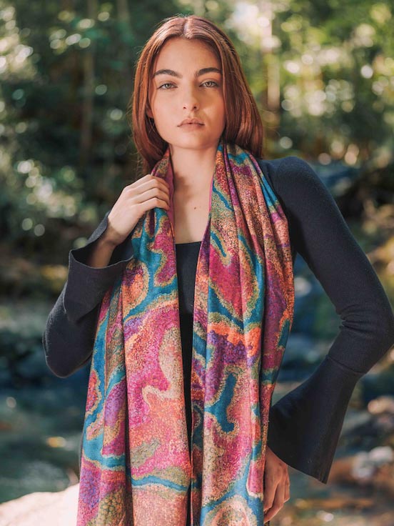 Aboriginal Pilbara Creeks Scarf