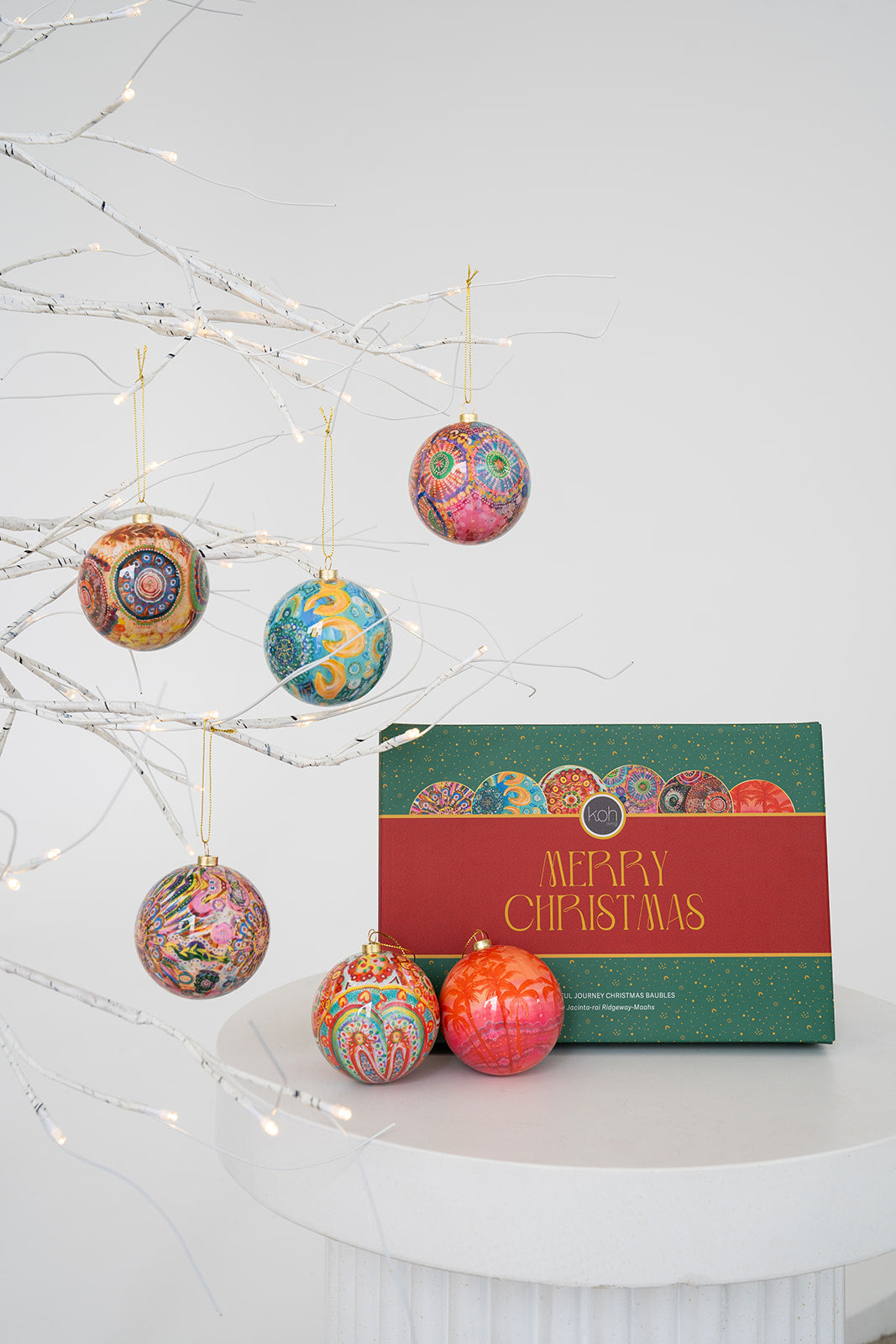 Aboriginal Beautiful Journey 6Pack Baubles