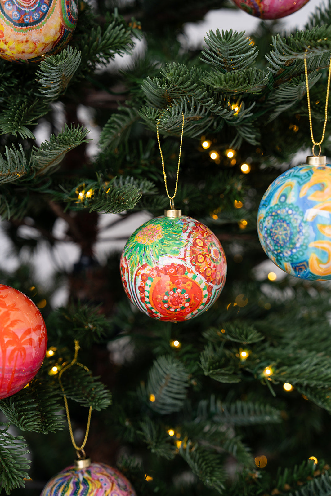 Aboriginal Beautiful Journey 6Pack Baubles