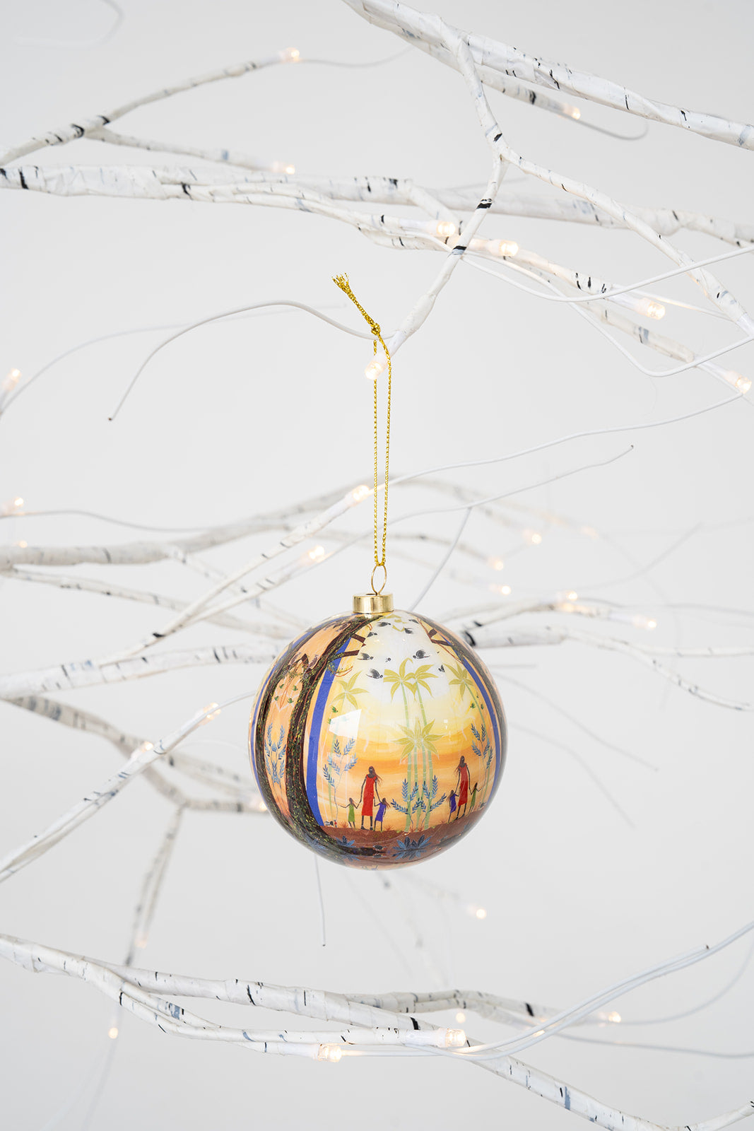 Aboriginal Woven Spirits 4Pack Baubles