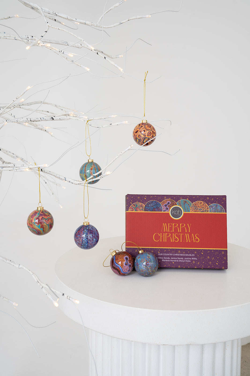 Aboriginal Our Country 6Pack Mini Baubles