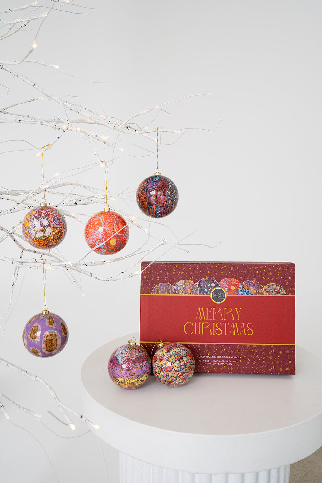 Aboriginal Sacred Country 6Pack Baubles