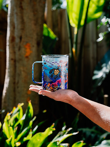 Aboriginal Utopia Insulated Stainless Steel Camp Mug