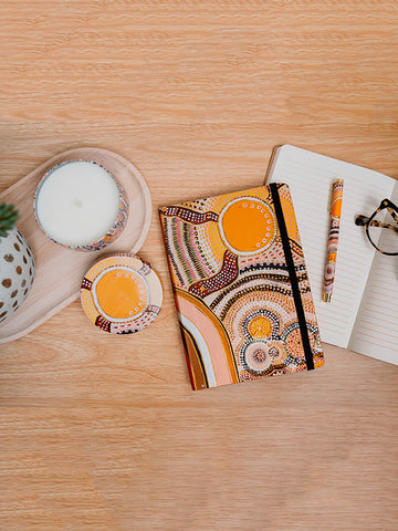 Aboriginal Journeys In The Sun Soft Cover Journal