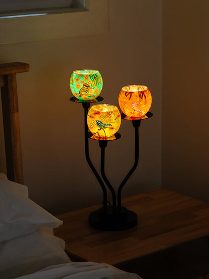 Aboriginal Dreamtime Symphony 3Tier Display Lamp Bundle 45cm