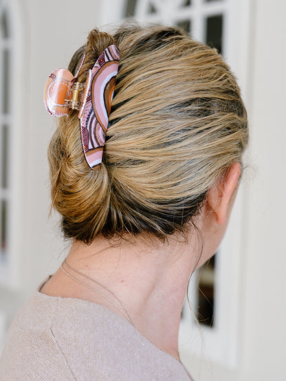 Aboriginal Journeys in the Sun Hair Claw Clip