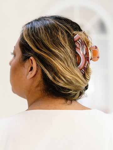 Aboriginal Journeys in the Sun Hair Claw Clip