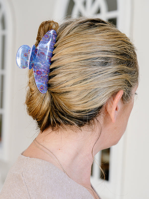 Aboriginal Morning Mist Hair Claw Clip