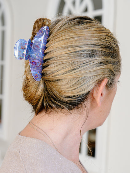 Aboriginal Morning Mist Hair Claw Clip