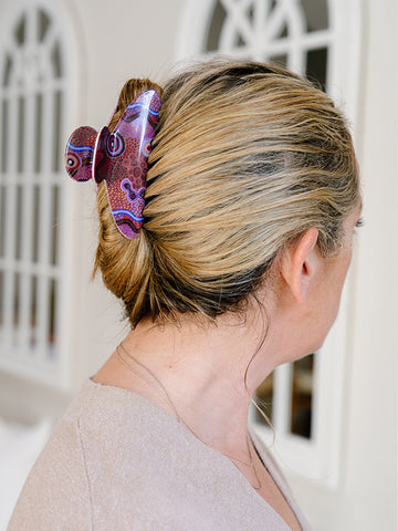 Aboriginal Our Country Hair Claw Clip