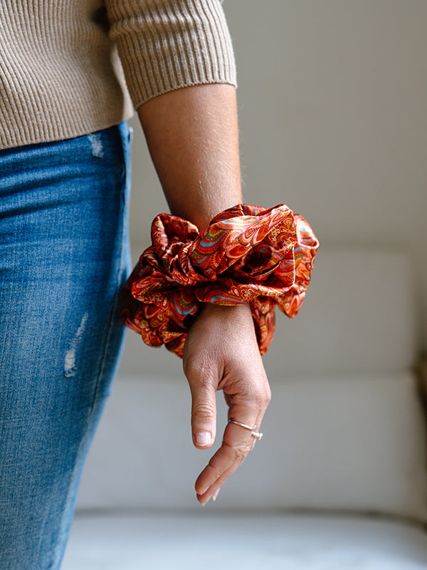 Aboriginal Home Hair Scrunchie Large