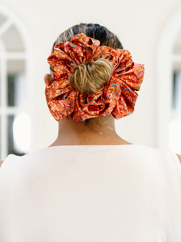 Aboriginal Home Hair Scrunchie Large