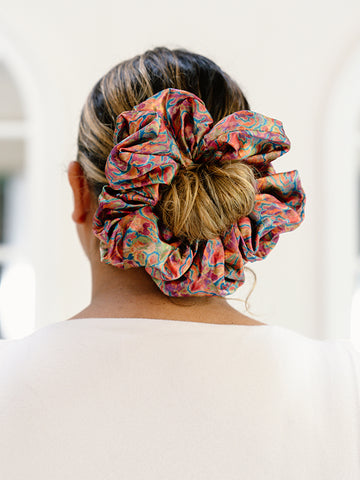 Aboriginal Pilbara Creeks Hair Scrunchie Large