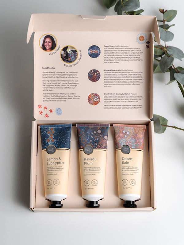 Aboriginal Sacred Country Hand Cream Set