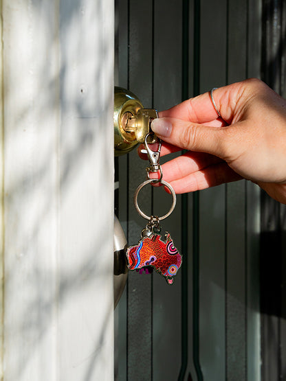 Aboriginal Our Country Australia Keyring