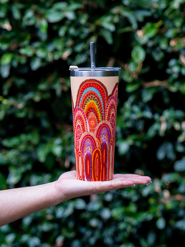 Aboriginal Home 680ml Stainless Steel Tumbler