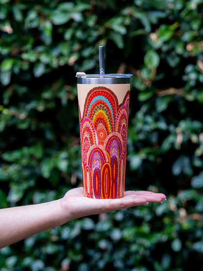 Aboriginal Home 680ml Stainless Steel Tumbler