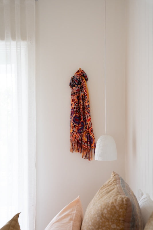 Aboriginal Dry Waterholes Scarf