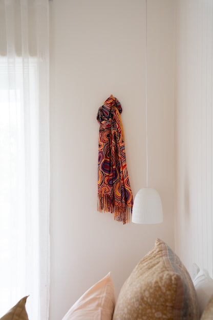 Aboriginal Dry Waterholes Scarf