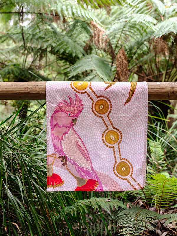 Aboriginal Spirit Being Cotton Tea Towel