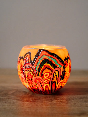 Aboriginal Home Tealight Candle Holder