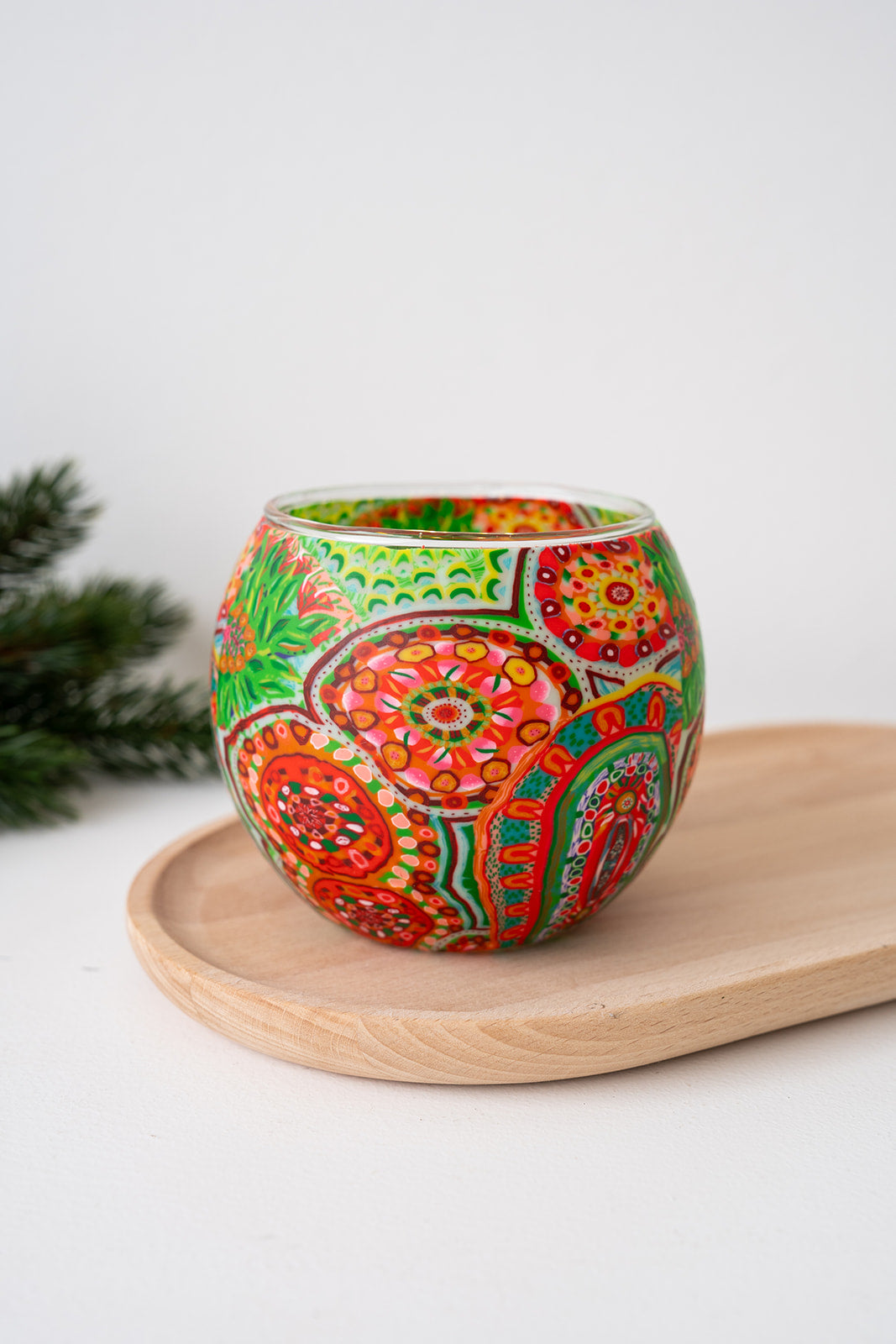Aboriginal The Gift Tealight Candle Holder