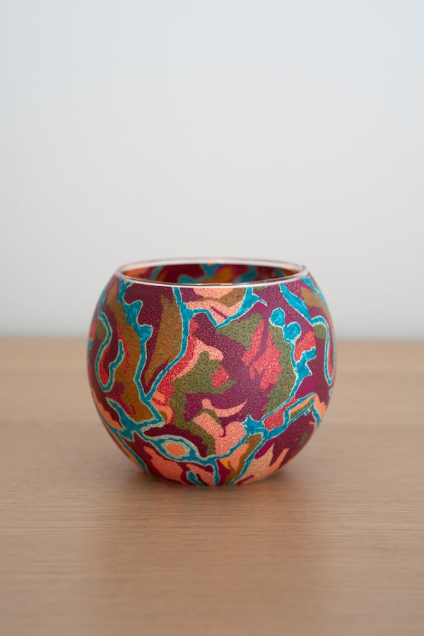 Aboriginal Pilbara Creeks Tealight Candle Holder