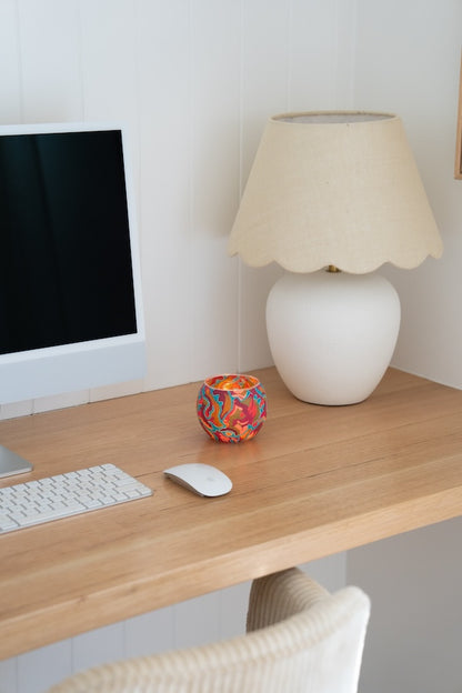 Aboriginal Pilbara Creeks Tealight Candle Holder