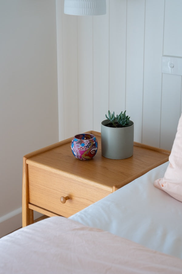 Aboriginal Waterhole Dreaming Tealight Candle Holder