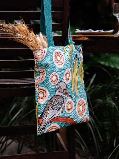 Aboriginal Kookaburra Tote Bag