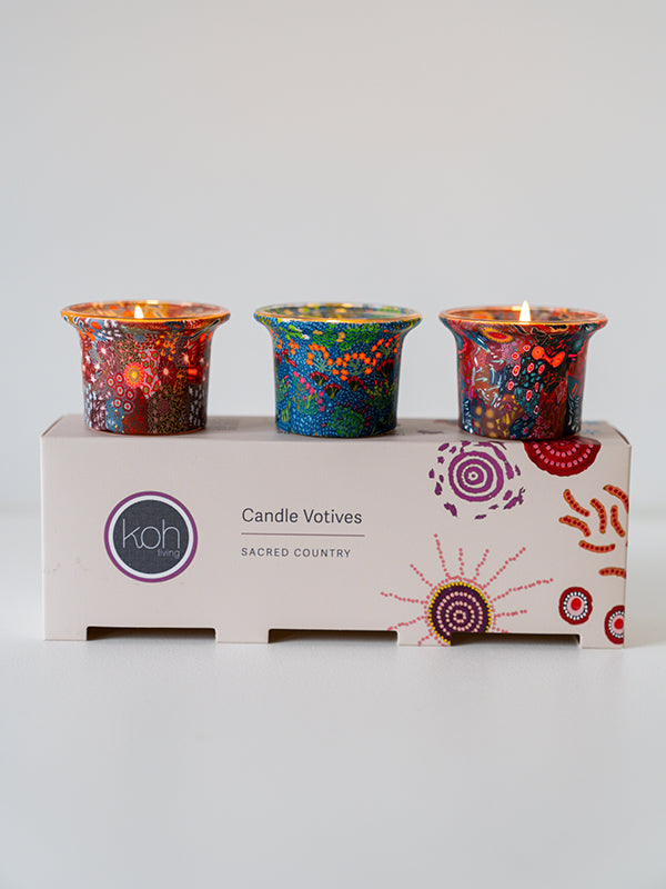 Aboriginal Sacred Country Votive Gift Pack